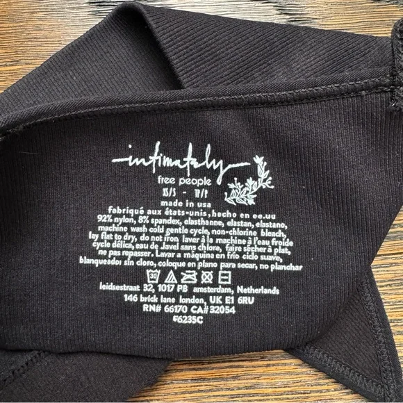 Black Free People “Intimately” Tank Top - Picture 3 of 3
